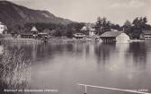 Steindorf am Ossiachersee, Strandansicht - Kärnten - alte historische Fotos Ansichten Bilder Aufnahmen Ansichtskarten 