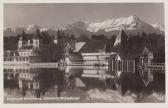 Velden Schloß mit Mittagskogel  - Kärnten - alte historische Fotos Ansichten Bilder Aufnahmen Ansichtskarten 