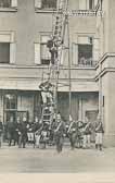 Feuerwehr in Villach - Hans-Gasser-Platz - alte historische Fotos Ansichten Bilder Aufnahmen Ansichtskarten 