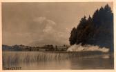 Die engste Stelle am See in Richtung Norden - Villach - alte historische Fotos Ansichten Bilder Aufnahmen Ansichtskarten 