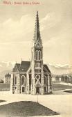 Die evangelische Kirche - Villach - alte historische Fotos Ansichten Bilder Aufnahmen Ansichtskarten 