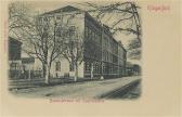 Klagenfurt, Bahnhofstrasse mit Cigarrenfabrik - Klagenfurt(Stadt) - alte historische Fotos Ansichten Bilder Aufnahmen Ansichtskarten 