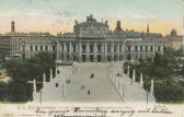 Burgtheater - Wien - alte historische Fotos Ansichten Bilder Aufnahmen Ansichtskarten 