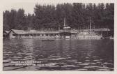 Velden, Badeanstalt und Schwimmschule Hotel Wrann - Velden am Wörther See - alte historische Fotos Ansichten Bilder Aufnahmen Ansichtskarten 