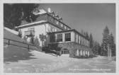 Berghotel im Winter - Oesterreich - alte historische Fotos Ansichten Bilder Aufnahmen Ansichtskarten 