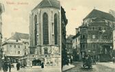 Villach Hauptplatz, Rautterhaus und Rautterbrunnen - Villach-Innere Stadt - alte historische Fotos Ansichten Bilder Aufnahmen Ansichtskarten 