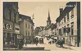 Villach Hauptplatz - alte historische Fotos Ansichten Bilder Aufnahmen Ansichtskarten 