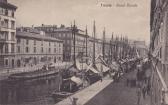 Triest, Canal Grande - Triest - alte historische Fotos Ansichten Bilder Aufnahmen Ansichtskarten 