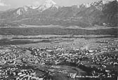 Blick über Villach - Villach-Innere Stadt - alte historische Fotos Ansichten Bilder Aufnahmen Ansichtskarten 