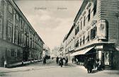 Klagenfurt Burggasse - Klagenfurt am Wörthersee - alte historische Fotos Ansichten Bilder Aufnahmen Ansichtskarten 