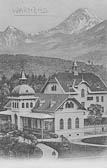 Warmbad Villach - Restaurant - alte historische Fotos Ansichten Bilder Aufnahmen Ansichtskarten 