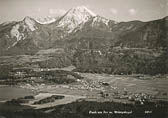 Faakersee mit Waldinsel im Moor - alte historische Fotos Ansichten Bilder Aufnahmen Ansichtskarten 