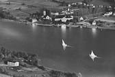 Lufbildaufnahme Ossiach - Europa - alte historische Fotos Ansichten Bilder Aufnahmen Ansichtskarten 