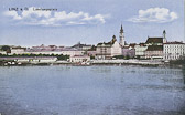 Linz - Landungsplatz - Europa - alte historische Fotos Ansichten Bilder Aufnahmen Ansichtskarten 