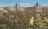 Hofmuseum & Volksgarten - Europa - alte historische Fotos Ansichten Bilder Aufnahmen Ansichtskarten 