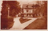 Faakersee Insel Hotel, Ostansicht - Kärnten - alte historische Fotos Ansichten Bilder Aufnahmen Ansichtskarten 