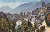 Meran Gilf Promenade - Europa - alte historische Fotos Ansichten Bilder Aufnahmen Ansichtskarten 