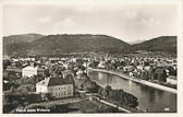 Blick von der Heiligen Kreuzkirche - Villach-Innere Stadt - alte historische Fotos Ansichten Bilder Aufnahmen Ansichtskarten 