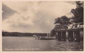 Faak am See, Schiffsanlegestelle auf der Insel  - Villach Land - alte historische Fotos Ansichten Bilder Aufnahmen Ansichtskarten 