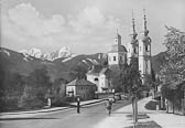 Villach - Draubrücke mit Kreuzkirche - Villach - alte historische Fotos Ansichten Bilder Aufnahmen Ansichtskarten 