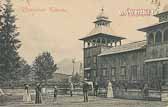 Schwimmschule + Croquetplatz - Villach - alte historische Fotos Ansichten Bilder Aufnahmen Ansichtskarten 