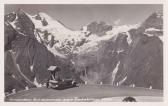 Großglockner Hochalpenstrasse gegen Fuscherkarkopf - Heiligenblut - alte historische Fotos Ansichten Bilder Aufnahmen Ansichtskarten 