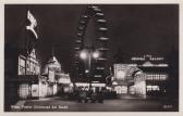 Wien, Prater bei Nacht - Wien - alte historische Fotos Ansichten Bilder Aufnahmen Ansichtskarten 