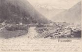 Franzensfeste, Bahnhof und Ortsansicht - Bozen - alte historische Fotos Ansichten Bilder Aufnahmen Ansichtskarten 