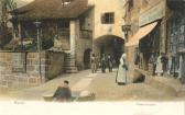 Alt Meran, Passeyrergasse - Meran / Merano (Maran) - alte historische Fotos Ansichten Bilder Aufnahmen Ansichtskarten 