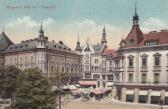 Klagenfurt, Obstplatz - Oesterreich - alte historische Fotos Ansichten Bilder Aufnahmen Ansichtskarten 