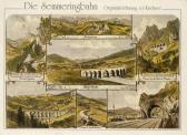 7 Bild Ansicht - Semmeringbahn - alte historische Fotos Ansichten Bilder Aufnahmen Ansichtskarten 