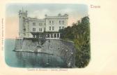 Triest, Schloss Miramar - Friaul Julisch Venetien - alte historische Fotos Ansichten Bilder Aufnahmen Ansichtskarten 