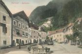 Hallstatt - Marktplatz - Europa - alte historische Fotos Ansichten Bilder Aufnahmen Ansichtskarten 