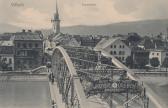 Villach mit Draubrücke - Europa - alte historische Fotos Ansichten Bilder Aufnahmen Ansichtskarten 