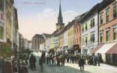 Hauptplatz Villach - Kärnten - alte historische Fotos Ansichten Bilder Aufnahmen Ansichtskarten 