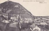 Wien, Leopoldsberg mit Kahlenbergdorf - Wien - alte historische Fotos Ansichten Bilder Aufnahmen Ansichtskarten 