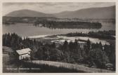 Sandbank mit Wächterhaus - Villach Land - alte historische Fotos Ansichten Bilder Aufnahmen Ansichtskarten 