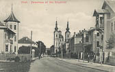 Peraustrasse - Villach-Innere Stadt - alte historische Fotos Ansichten Bilder Aufnahmen Ansichtskarten 