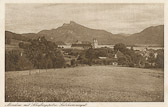 Mondsee mit Schafbergspitze - Europa - alte historische Fotos Ansichten Bilder Aufnahmen Ansichtskarten 