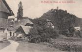 Villach, St. Andrä mit Ruine Landskron - St. Andrä - alte historische Fotos Ansichten Bilder Aufnahmen Ansichtskarten 