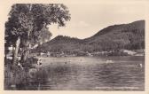 Klopeiner See mit Strandbad - Europa - alte historische Fotos Ansichten Bilder Aufnahmen Ansichtskarten 