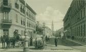 Klagenfurt Schulhausgasse Wassertankwagen - Klagenfurt(Stadt) - alte historische Fotos Ansichten Bilder Aufnahmen Ansichtskarten 