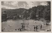 Warmbad Villach - Freibad - alte historische Fotos Ansichten Bilder Aufnahmen Ansichtskarten 