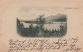 Faakersee Insel  ( gelaufen 1898 ) - Kärnten - alte historische Fotos Ansichten Bilder Aufnahmen Ansichtskarten 