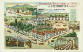 5 Bild Litho Karte Feldkirchen, Antonius Brauerei  - Oesterreich - alte historische Fotos Ansichten Bilder Aufnahmen Ansichtskarten 