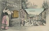 Villach mit Hauptplatz - Villach-Innere Stadt - alte historische Fotos Ansichten Bilder Aufnahmen Ansichtskarten 