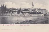 Villach, Drauberme noch ohne Dependance Mosser - alte historische Fotos Ansichten Bilder Aufnahmen Ansichtskarten 