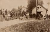 Drobollach, erstes Feuerwehrhaus vom Westen - Seeblickstraße - alte historische Fotos Ansichten Bilder Aufnahmen Ansichtskarten 