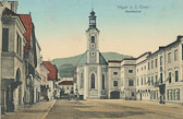 Weyer a. d. Enns - Marktplatz - Oesterreich - alte historische Fotos Ansichten Bilder Aufnahmen Ansichtskarten 