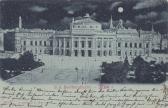 Wien, K.K. Hofburg Theater - Mondscheinkarte - Oesterreich - alte historische Fotos Ansichten Bilder Aufnahmen Ansichtskarten 